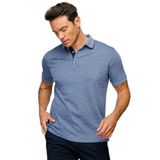 DESEN TRİKO Erkek Polo Yaka Jakarlı Düğmeli T-shirt Lacivert Beden;3XL,Renk;Lacivert dsnNM8645