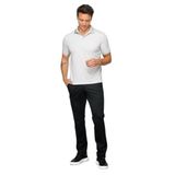 DESEN TRİKO Erkek Polo Yaka Keten Baskılı T-shirt Bej Beden;3XL,Renk;Bej dsnNM8524