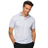DESEN TRİKO Erkek Polo Yaka Keten Baskılı T-shirt Gri Beden;3XL,Renk;Gri dsnNM8520