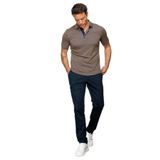 DESEN TRİKO Erkek Polo Yaka T-shirt S.Kahve Beden;L,Renk;S.Kahve dsnNM8447