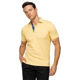 DESEN TRİKO Erkek Polo Yaka T-shirt Sarı Beden;2XL,Renk;Sarı dsnNM8438