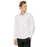 Desen Triko Erkek Polo Yaka Uzun Kollu Sweatshirt Beyaz Beden;3XL,Renk;Beyaz
