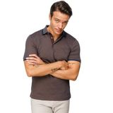 DESEN TRİKO Erkek Polo Yaka Yakası ve Kolu Triko Cepli T-shirt Kahve Beden;M,Renk;Kahve dsnNM8894