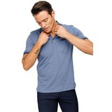 DESEN TRİKO Erkek Polo Yaka Yakası ve Kolu Triko Cepli T-shirt Lacivert Beden;L,Renk;Lacivert dsnNM8887
