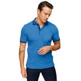 DESEN TRİKO Erkek Polo Yaka Yakası ve Kolu Triko Cepli T-shirt Saks Beden;3XL,Renk;Saks dsnNM8879
