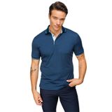 DESEN TRİKO Erkek Polo Yaka Yakası ve Kolu Triko T-shirt Petrol Beden;3XL,Renk;Petrol dsnNM8542