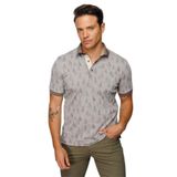 DESEN TRİKO Erkek Polo Yaka Yelken Desenli T-shirt Bej Beden;L,Renk;Bej dsnNM8797