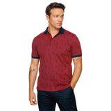 DESEN TRİKO Erkek Polo Yaka Yelken Desenli T-shirt Bordo Beden;S,Renk;Bordo dsnNM8793