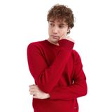 Desen Triko Erkek Sıfır Yaka Basic Yün Kazak K.Kırmızı Beden;2XL,Renk;K.Kırmızı