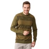 DESEN TRİKO Erkek Yarım Balıkçı Yaka Önü Desenli Kazak A.Haki Beden;2XL,Renk;A.Haki dsnNM5060