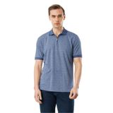 Desen Triko Fermuarlı Jakarlı T-Shirt, XL, 605, Lacivert, Erkek