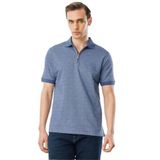 Desen Triko Fermuarlı T-Shirt, 3XL, 601, Lacivert, erkek