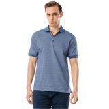 Desen Triko Fermuarlı T-Shirt, L, 601, Lacivert, erkek