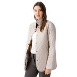 DESEN TRİKO Kadın Kapitone Araboy Ceket 1-6 Bej Beden;6 BEDEN (3XL) dsnNM1350