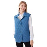 DESEN TRİKO Kadın Kapitone Yelek Açık Mavi Beden;6 BEDEN (3XL) dsnNM1380