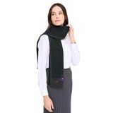 Desen Triko Kadın Kenarları Bordürlü Nakış İşlemeli Kaşkol K.Füme Beden;STD,Renk;K.Füme