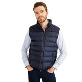 Desen Triko Kapitone Şişme Yelek, XL, 8024202221493, Lacivert, Erkek