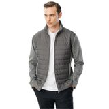 Desen Triko Önü Kapitone Eşofman Üstü, 2XL, 24453, Antra/Melanj, Erkek