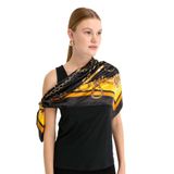 Desen Triko Özel Tasarım İpek Eşarp, 90 cm, 123, 09, kadın