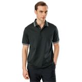 Desen Triko Polo Yaka Merserize T-Shirt, 2XL, 25743, S.N.Yeşil, Erkek