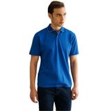 Desen Triko Polo Yaka Merserize T-Shirt, 3XL, 25739, A.Saks, Erkek