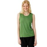 Desen Triko Sıfır Yaka Flamlı Kumaş Basic Askılı Tshirt, M, KMY24086, A.Yeşili, Kadın