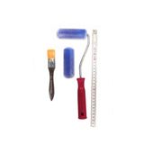 Desenartist Brush 10 Cm Sünger Üstü Kadife Kaplı Rulo Fırça Set 2'li + Desen 350-1 Fırça