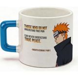 Desene Bak Naruto Pain Baskılı Seramik Hediye Kupa Bardak Anime - Mavi