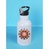 Desenler Baskılı Matara Suluk 600 ml - Sporcu Suluğu, Büyük Suluk, Spor Matara, Sporcu Sulukları