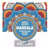 Desenler Tezhipler Şekillerle Mandala Mavi Kitap Büyükler İçin Boyama Kitabı