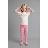 Desenli 2'li Kısa Kollu Pijama Takımı Kız Bebek