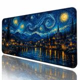 Desenli Baskılı Model Black Deer XXL Gaming Mouse Pad 90x40 cm – Dikişli Kenar, Kaymaz Taban, Dijital Tasarım, Hassas Takip, Ultra Geniş Oyuncu Mousepad (Lunavelle)