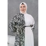 Desenli Garnili Salaş Elbise