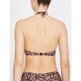 DESENLİ GEÇMELİ BIKINI ÜSTÜ DB20021BU