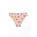 Desenli Kadın Slip Külot - Couple Collection Lazy
