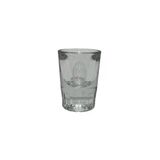 Desenli Kristal Cam Likör Bardağı (Defolu)