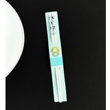 Desenli Metal Chopstick (Gri)