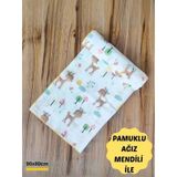 Desenli Müslin Kız Erkek Bebek Battaniyesi Oeko-texli %100 Pamuklu D Puset Örtüsü Yenidoğan 90x80cm Sarı