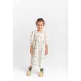 Desenli Poplin Tulum 2-7 Yaş Ekru Desenli - 4 - 5 Yaş