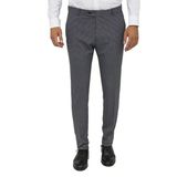Desenli Slim Fit Koyu Gri Erkek Pantolon - Wessi