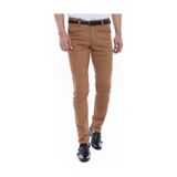 Desenli Slim Fit Pamuk Taba Erkek Pantolon - Wessi