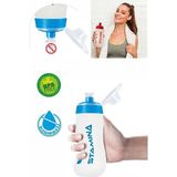 Desenli Sporcu Mavi Su Matarası 700 ml