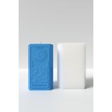 Desenli Tarot Ay Kartı Mum Silikon Kalıp - The Moon Tarot Kartı Desenli Mum Kalıbı 12 x 6.8 cm - 1 Adet