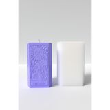 Desenli Tarot Güneş Kartı Mum Silikon Kalıp - The Sun Tarot Kartı Desenli Mum Kalıbı 12 x 6.8 cm - 1 Adet