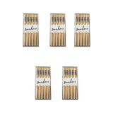 Desenli Yıkanabilir Kore Japon Çin Bambu Chopsticks Yemek Çubuğu - 24 Cm. - 5 Çiftlik 5 Paket