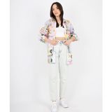 Deseo Boutique Kadın Çiçekli Yıldızlı Desenli Gömlek - Renkli