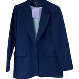 Deseo Boutique Kadın Siyah Renk Şık Blazer Ceket - M