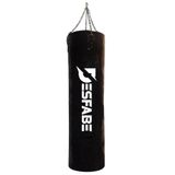 Desfabe Boxing Star 120x32 Cm Zincirli Boks Kum Torbası Siyah