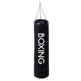 Desfabe Boxing Star 70x25 Cm Zincirli Boks Kum Torbası Siyah
