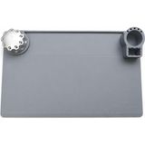 Desfree PROFESYONEL MANYETİK SİLİKON TAMİR PEDİ 360° DÖNER ALET KUTULU 450 X 280 MM - 1 Adet - Gri